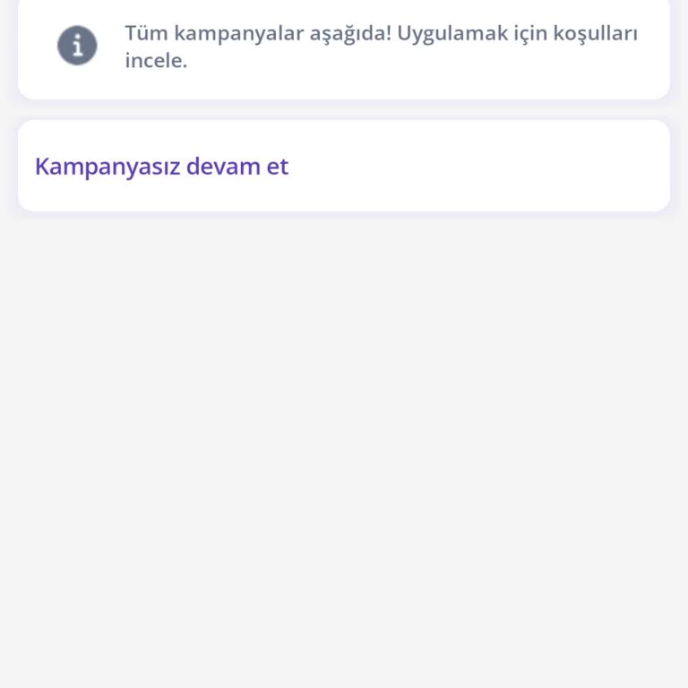Getir'de Kampanyalar Neden Görünmüyor
