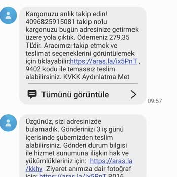 Erken Gelen Kargo Ve İletişim Sorunları