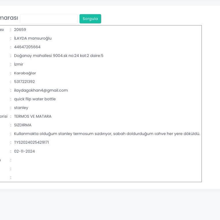 Stanley Su Şişesi Sızıntı Sorunu Ve İletişim Eksikliği