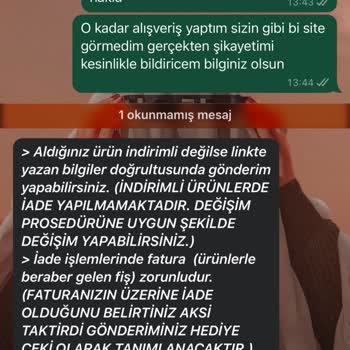 Askı Nişantaşı'nda İade Sorunu Ve Kötü Müşteri Hizmetleri