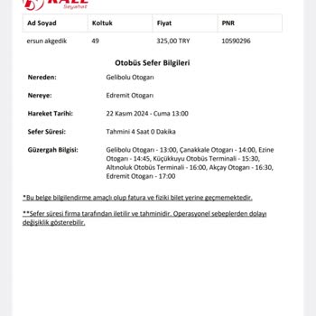 Sürekli Geciken Otobüs Ve Bilgi Eksikliği