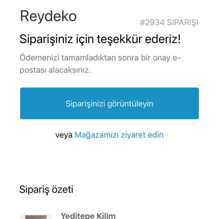 Sipariş İletişimsizliği Ve Para İadesi Talebi