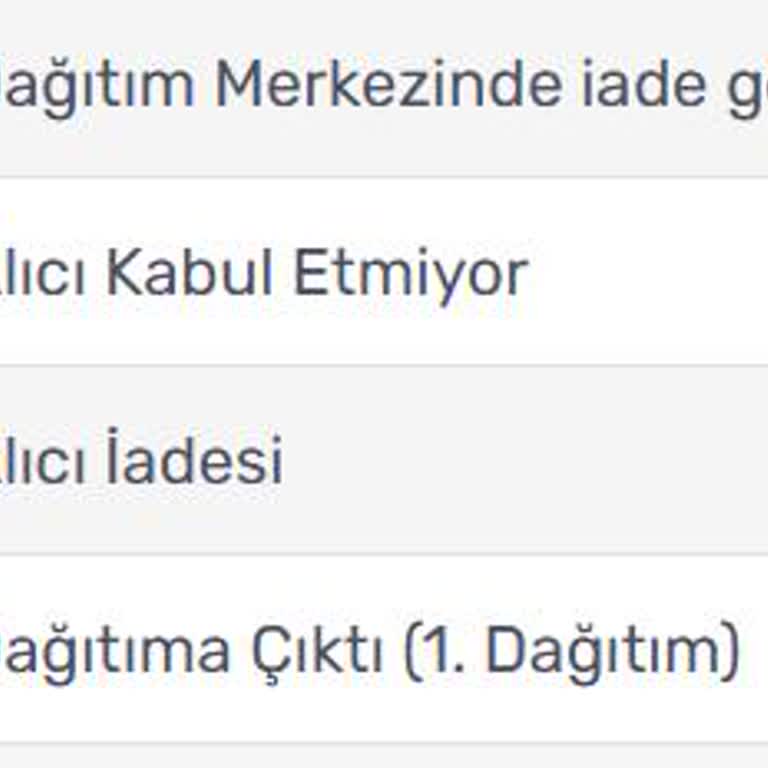 Kargomun Yalan Yanlış İade Edilmesi Ve Müşteri Hizmetlerine Ulaşamama Sorunu