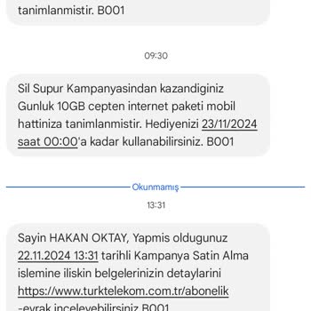 Yanlış Kampanya İşlemi Ve Müşteri Hizmetleri Sorunu