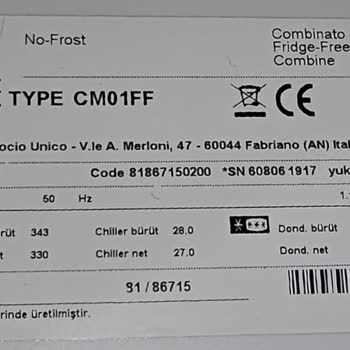 Hotpoint-Ariston Buzdolabı Yedek Parça Sorunu Ve Vestel Servis Memnuniyetsizliği