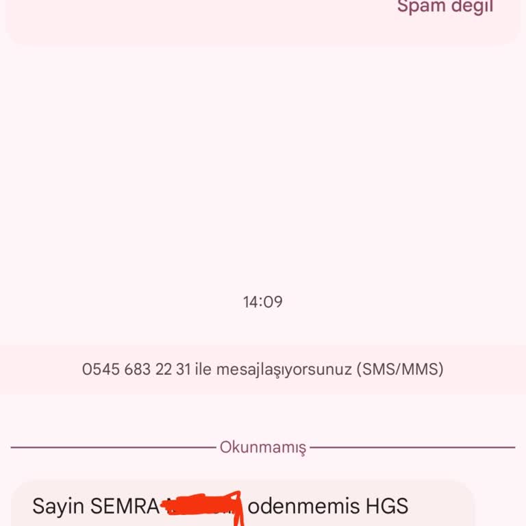 Sahte HGS Mesajı İle Mağduriyet