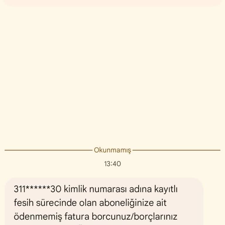 TT Mobil Hattı Olmayan Kişiye Haksız Borç İddiası
