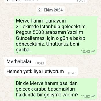 Peugeot 5008 Teslimatında Eksik Parçalar Ve İletişim Sorunları