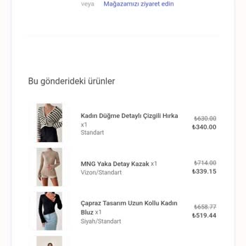 Eksik Ürün Ve İletişimsizlik Sorunu