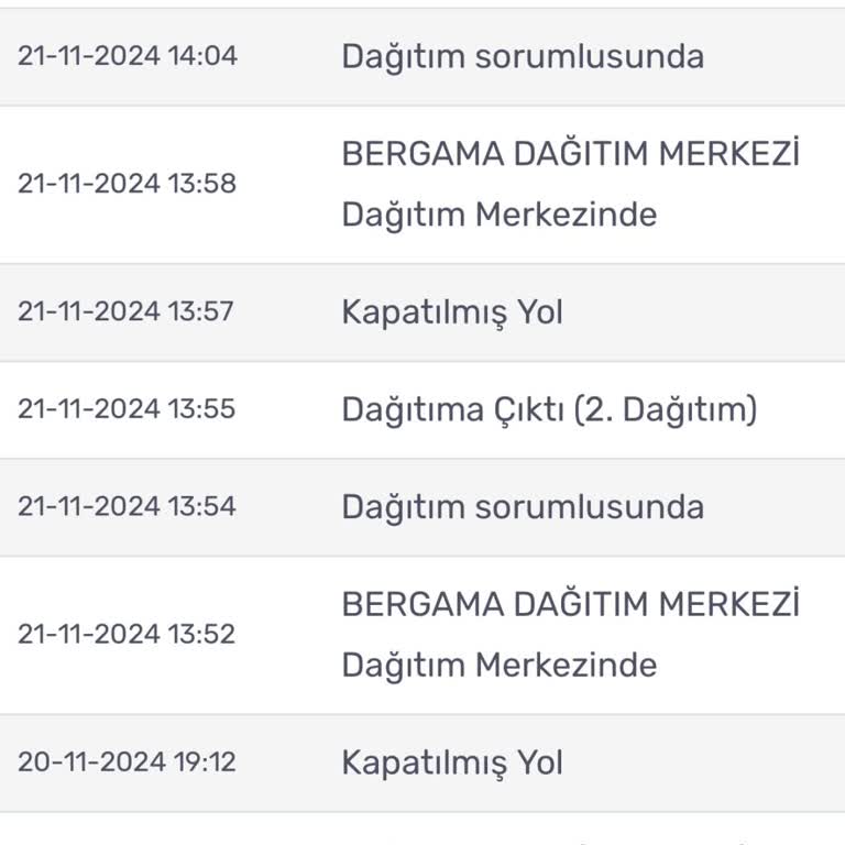 Kargomun Dağıtıma Çıkmama Sorunu Ve Yanıltıcı Bilgilendirme
