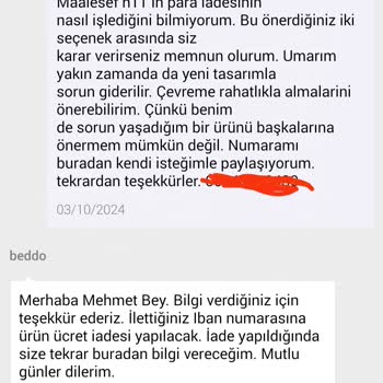 Hatalı Ürün Ve Tutarsız İade Politikası