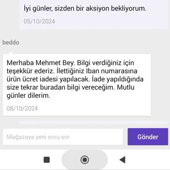 Hatalı Ürün Ve Tutarsız İade Politikası