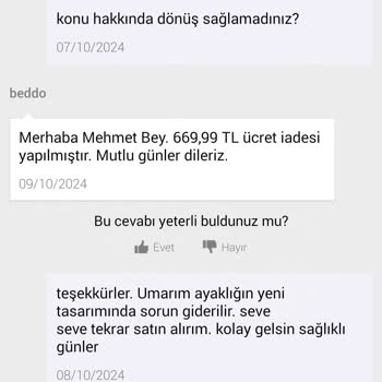 Hatalı Ürün Ve Tutarsız İade Politikası