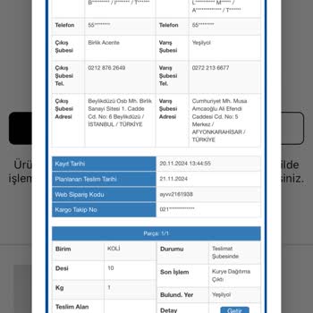 Adrese Teslim Kargo Sorunu: Şubeden Alım Zorunluluğu