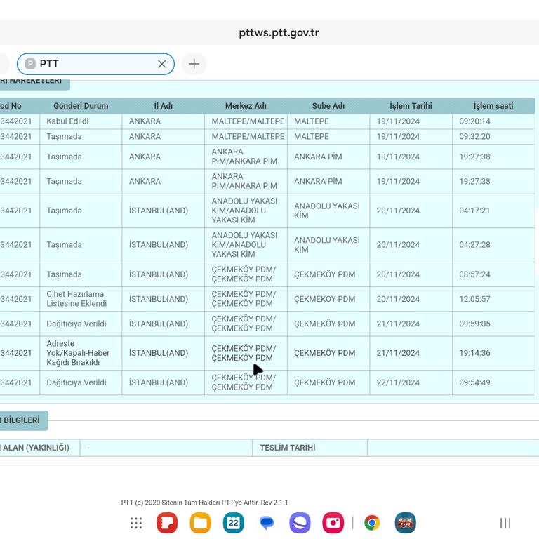 PTT Kargo Teslimat Sorunu Ve Yanıltıcı Bilgilendirme