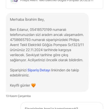 Geciken Siparişler Ve Yetersiz Müşteri Hizmeti