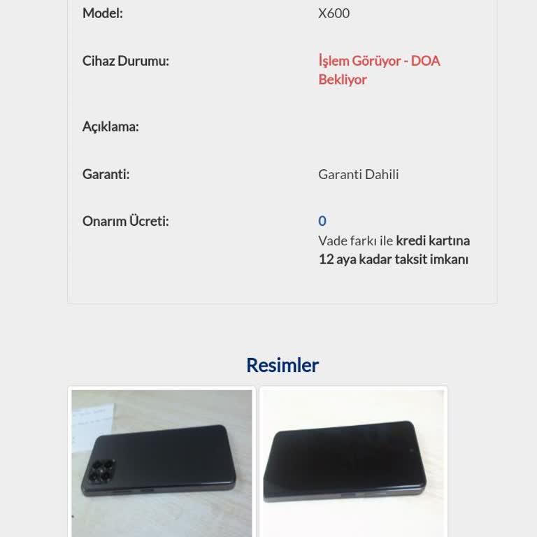 Omix X600 Teknik Servis Mağduriyeti