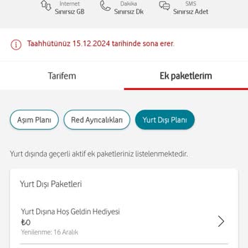 Yanlış Bilgilendirme Sonrası Artan Tarife Ücreti