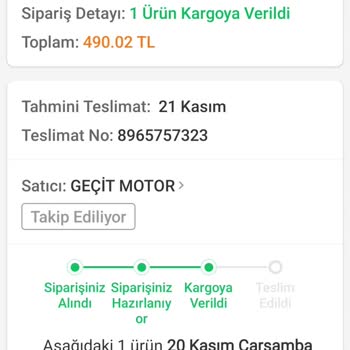 Aras Kargo İle Teslimat Sorunu