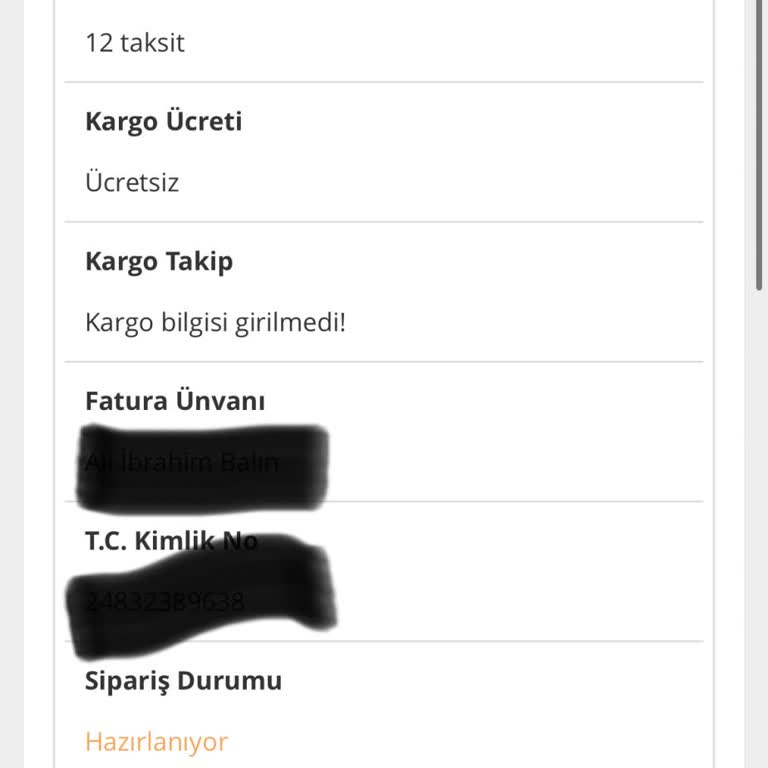 Eskiraflar.com Ürünler Günlerdir Kargolanmadı!