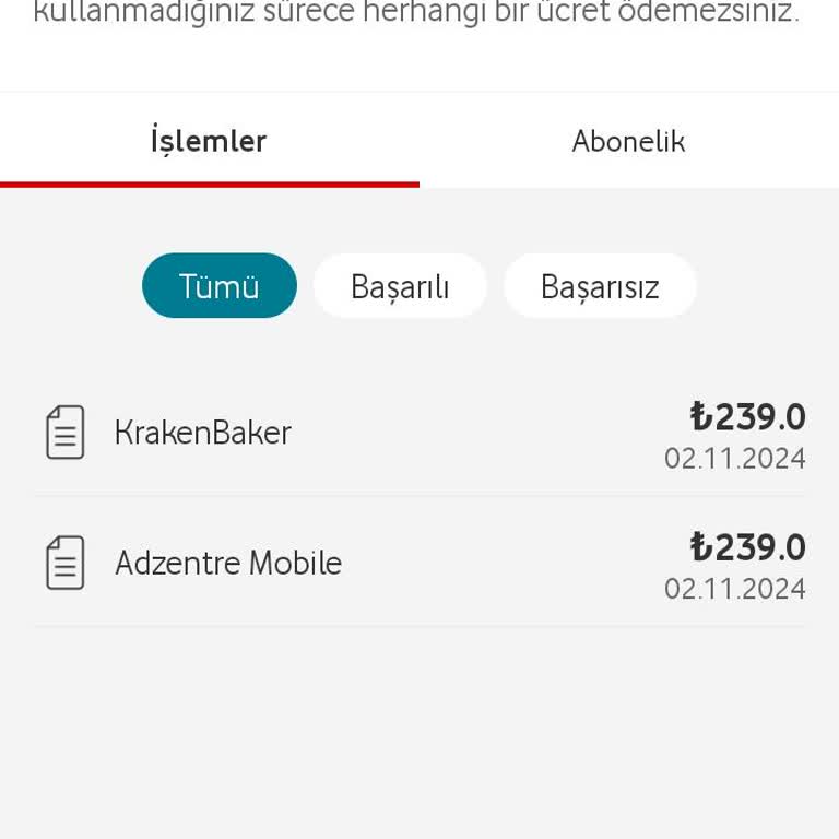 Kraken Baker Üyeliği İçin Habersiz Kesilen Ücret
