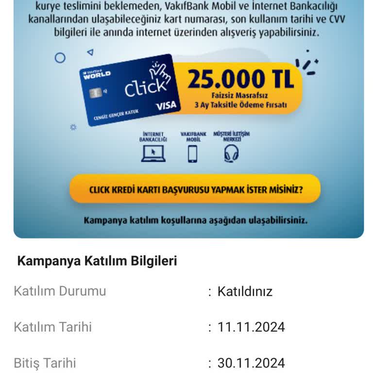 Aldatıcı Nakit Avans Kampanyası