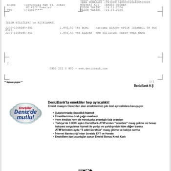 Yanlış Çekim Sonrası İade Edilmeyen Tutar Sorunu