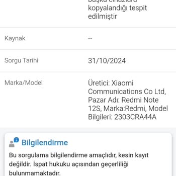 Trendyol'dan Alınan Telefon IMEI Klonlaması Mağduriyeti