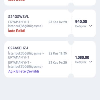 TCDD Bilet İadesi Sorunu Ve Müşteri Hizmetleri Yetersizliği