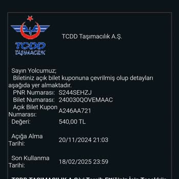 TCDD Bilet İadesi Sorunu Ve Müşteri Hizmetleri Yetersizliği