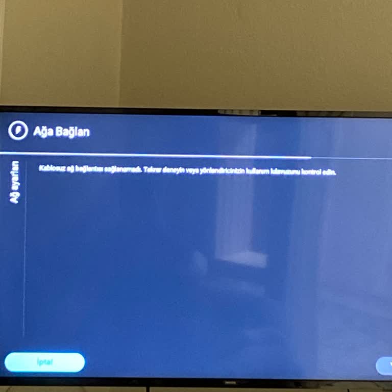 Philips TV'nin Sürekli İnternet Bağlantı Sorunu