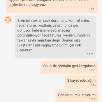 Kargo Gecikmesi Ve Ürün İadesi Mağduriyeti