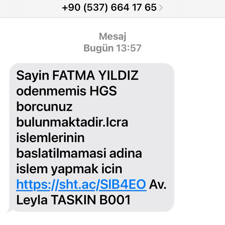 HGS Borcu Ve Kimlik Güvenliği Tehdidi