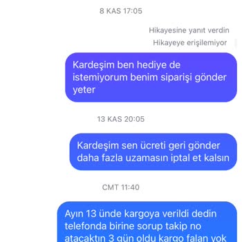 Ürün Teslimatı Yapılmayan Sipariş Sorunu