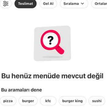 Yemeksepeti'nde Listeleme Sorunu Ve İlgisizlik