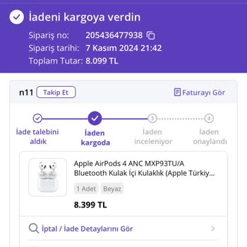 N11'de Teslim Edilmeyen Ürün Ve İade Süreci Sorunu