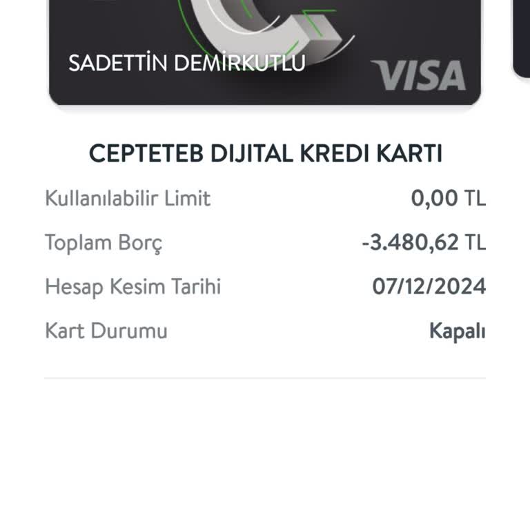 TEB Kredi Kartı Borç Karmaşası Ve Müşteri Hizmetleri Sorunu