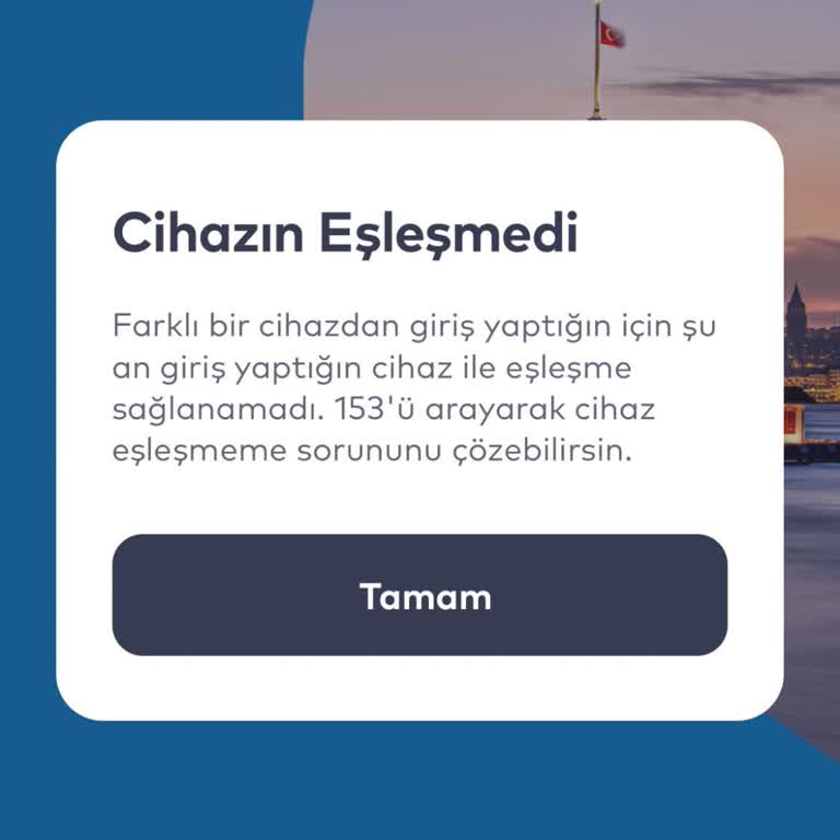 Cep Telefonunda Dijital Kart Eşleşme Sorunu