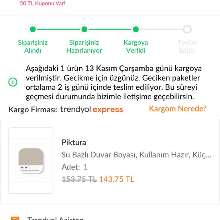 Trendyol Siparişim Hala Ulaşmadı, Mağduriyetim Giderilmiyor