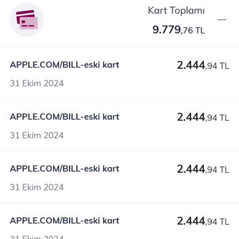 Bilgim Dışında Yapılan Kredi Kartı Harcamaları Ve Geri Dönüş Eksikliği