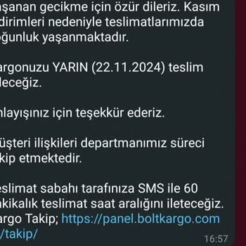 Kargo Teslimatında Sürekli Gecikme Ve İletişim Sorunları