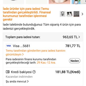 Eksik İade Ve Zorunlu Kredi Bakiyesi Sorunu