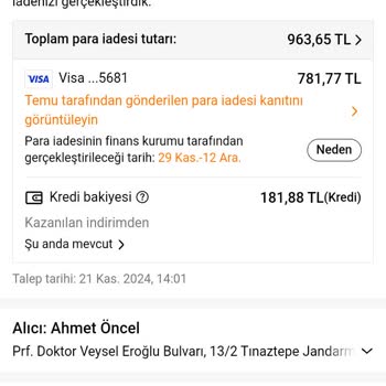 Eksik İade Ve Zorunlu Kredi Bakiyesi Sorunu