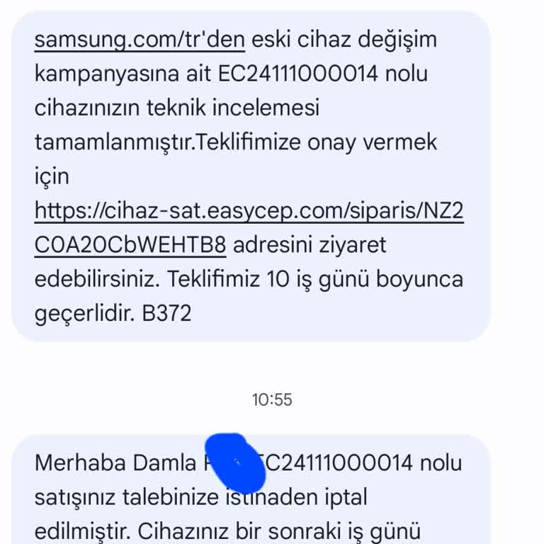 Telefon Değişim Kampanyasında Mağduriyet