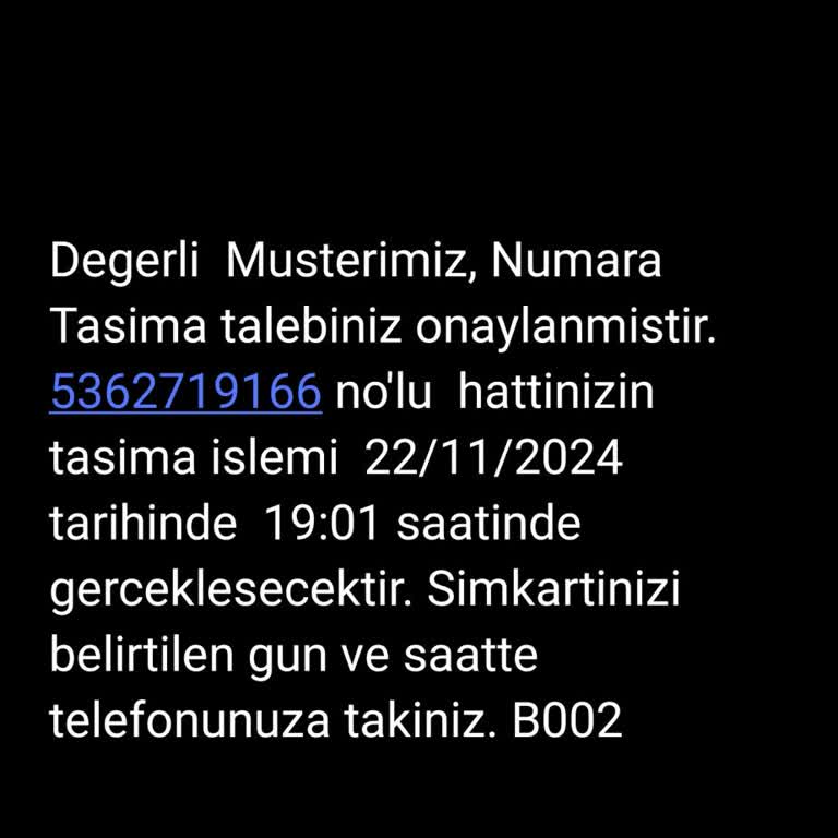 Numara Taşıma Sorunu: Hattım Açılmadı!