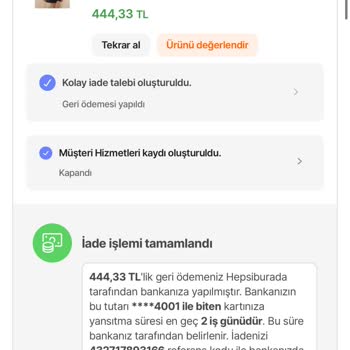 Yanlış Sipariş Ve Yetersiz Müşteri Hizmeti