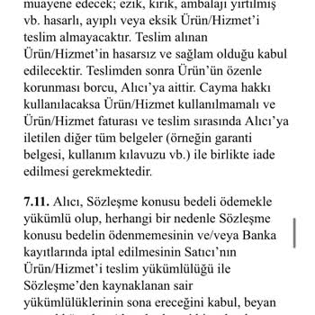 İade Hakkı Ve Ürün Sorunu