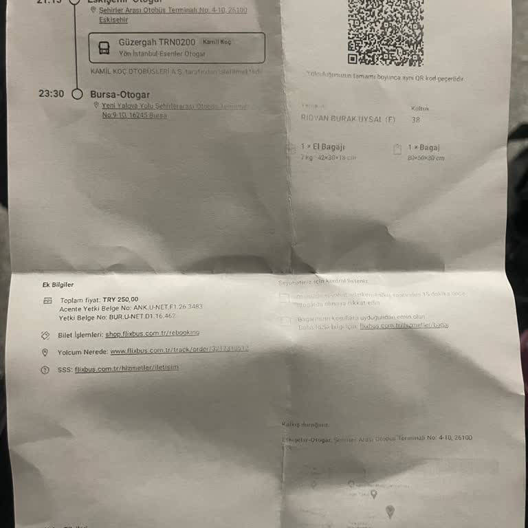 Kamil Koç Bilet Satış Ofisinde İlgisiz Hizmet Ve Mağduriyet