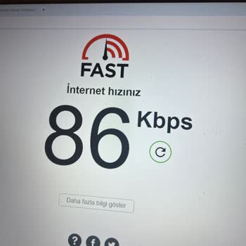Sürekli Kopan Ve Yavaşlayan İnternet Bağlantısı