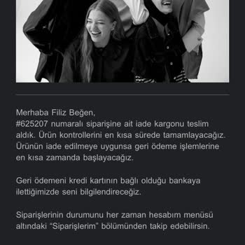 İade Sürecinde Gecikme Ve Duyarsızlık